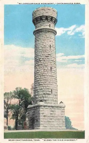 AK / Ansichtskarte Chattanooga Tennessee USA Wilders Brigade Monument Chackamauga Park
