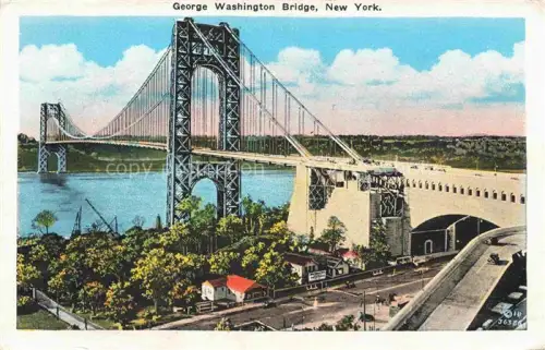 AK / Ansichtskarte NEW YORK City USA George Washington Bridge