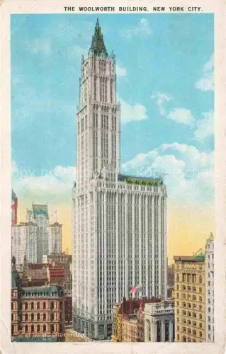 AK / Ansichtskarte NEW YORK City USA The Woolworth Building