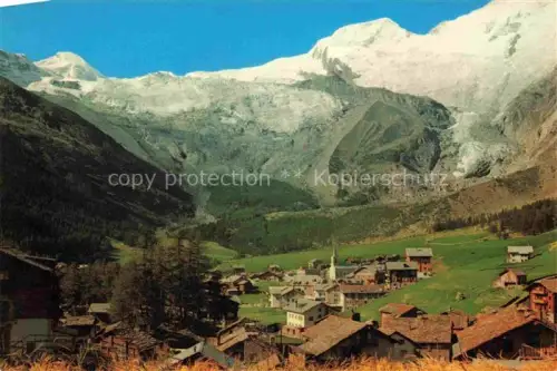 AK / Ansichtskarte Saas-Fee VISP VS Allalinhorn Alphubel