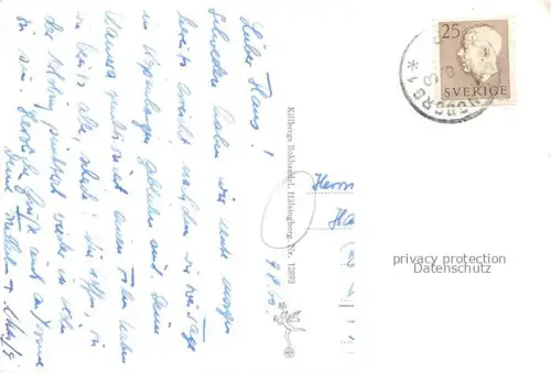 AK / Ansichtskarte Helsingborg Haelsingborg Sweden Stenbocksstatyn