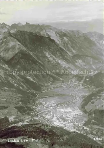 AK / Ansichtskarte Landeck  Tirol AT Fliegeraufnahme