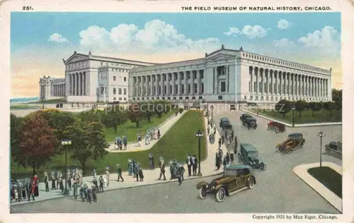 AK / Ansichtskarte CHICAGO  Illinois USA The Field Museum of Natural History Illustration