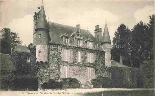 AK / Ansichtskarte Saint-Maurice-du-Desert Alencon 61 Orne Château Schloss