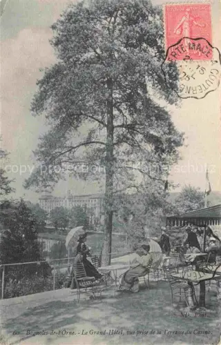 AK / Ansichtskarte Bagnoles-de-l Orne 61 Grand Hôtel vue prise de la Terrasse du Casino