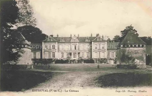 AK / Ansichtskarte Estruval Ponches-Estruval Abbeville 80 Somme Château Schloss