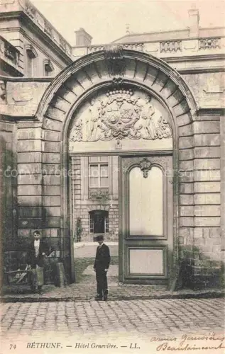 AK / Ansichtskarte Bethune 62 Pas-de-Calais Hôtel Genevière