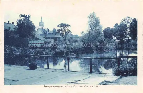 AK / Ansichtskarte Fauquembergues Saint-Omer 62 Pas-de-Calais Vue sur l'Aa