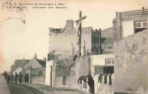 AK / Ansichtskarte Le Portel Boulogne-sur-Mer 62 Pas-de-Calais Calvaire des Marins