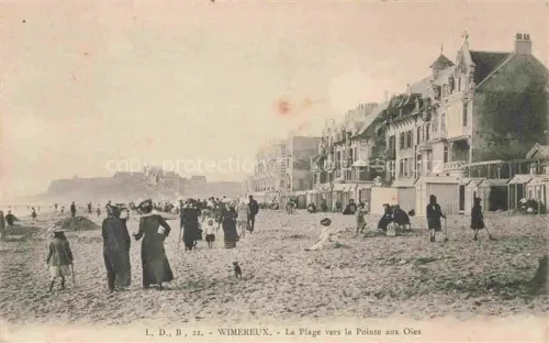 AK / Ansichtskarte WIMEREUX Boulogne-sur-Mer 62 Pas-de-Calais La plage vers la Pointe aux Oies
