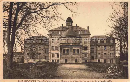 AK / Ansichtskarte Wardrecques Saint-Omer 62 Pas-de-Calais La Maison de l'Ave Maria Rue de la Grande Allée