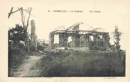 AK / Ansichtskarte Vermelles Bethune 62 Pas-de-Calais Château détruit Ruines Grande Guerre Truemmer 1. Weltkrieg