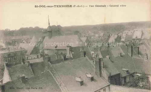 AK / Ansichtskarte Saint-Pol -sur-Ternoise 62 Pas-de-Calais Vue générale et l'église
