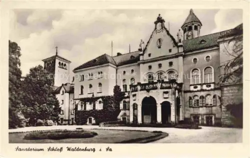 AK / Ansichtskarte Waldenburg  Sachsen Sanatorium Schloss
