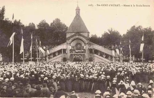 AK / Ansichtskarte Ste-Anne-de-Auray LORIENT 56 Morbihan Messe a la Scala Sancta