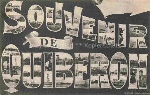 AK / Ansichtskarte QUIBERON Lorient 56 Morbihan Souvenir 