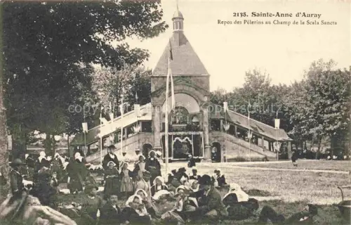 AK / Ansichtskarte Sainte-Anne-de-Auray LORIENT 56 Morbihan Repos des Pelerins Champ Scala Saneta