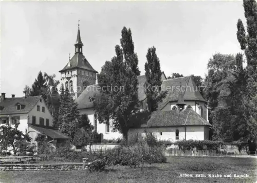 AK / Ansichtskarte ARBON  TG Kath Kirche und Kapelle