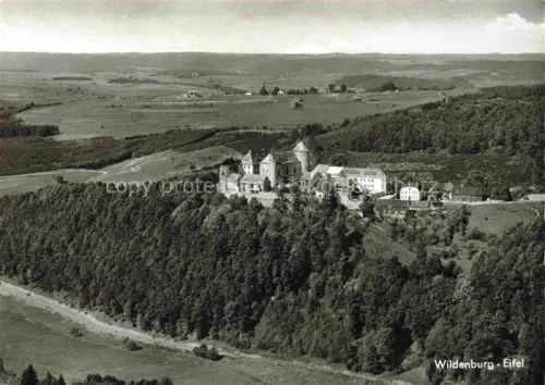 AK / Ansichtskarte Wildenburg Eifel Hellentha NRW Die Wildenburg Fliegeraufnahme