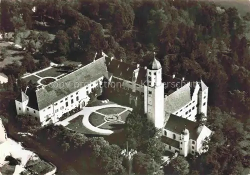 AK / Ansichtskarte Kirchheim Schwaben Bayern Fugger Schloss Fliegeraufnahme