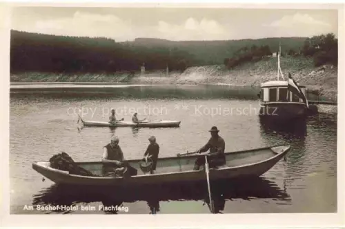 AK / Ansichtskarte Heimbach  Eifel Rur Dueren NRW Fischer am Seehof Hotel