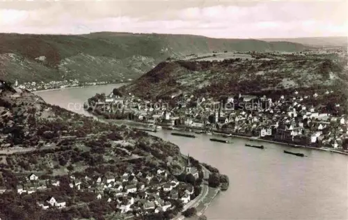 AK / Ansichtskarte Boppard Rhein Rheinland-Pfalz Panorama mit Filsen und Kamp