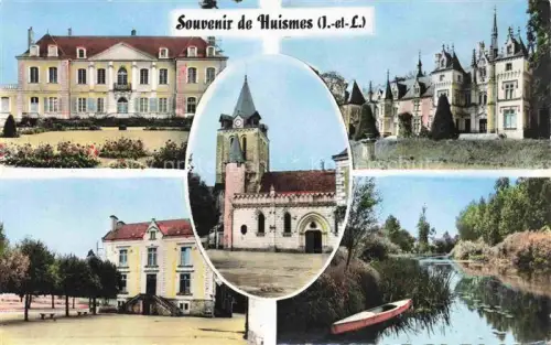 AK / Ansichtskarte Huismes Chinon 37 Indre-et-Loire Vues d'ensemble Château Eglise