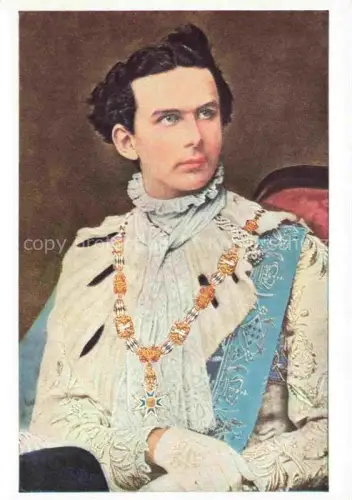 AK / Ansichtskarte Ludwig II Koenig von Bayern (1845-1886) Geogirittertracht King