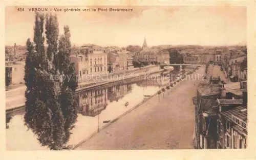 AK / Ansichtskarte VERDUN  55 Meuse Vue generale vers la Pont Beaurepaire