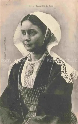 AK / Ansichtskarte Baud Pontivy 56 Morbihan Jeune fille de Basud