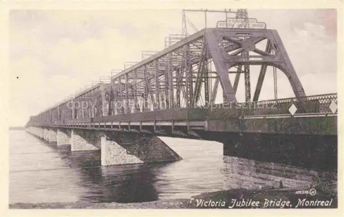 AK / Ansichtskarte MONTREAL  QUEBEC Canada Victoria Jubilee Bridge
