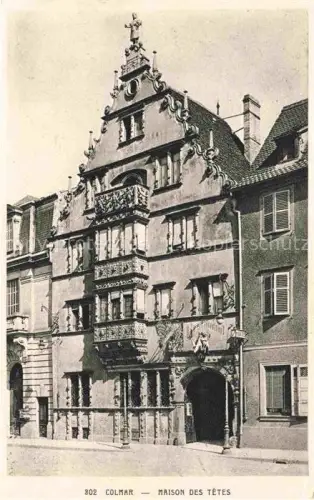 AK / Ansichtskarte COLMAR 68 Haut-Rhin Maison des Tetes
