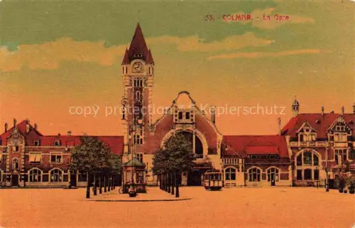 AK / Ansichtskarte COLMAR 68 Haut-Rhin La Gare