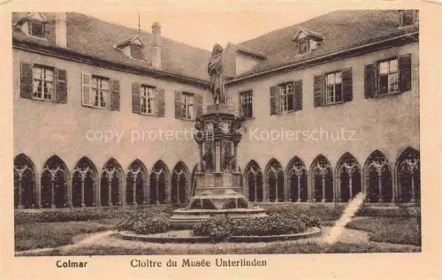 AK / Ansichtskarte COLMAR 68 Haut-Rhin Cloitre du Musee Unterlinden