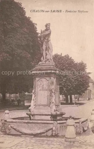AK / Ansichtskarte CHALON-SUR-SAONE 71 Saone-et-Loire Fontaine Neptune