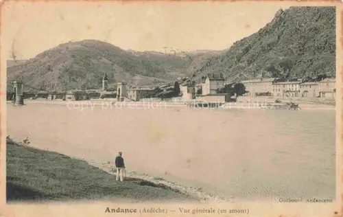 AK / Ansichtskarte Andance Tournon 07 Ardeche Vue générale aux bords de la rivière