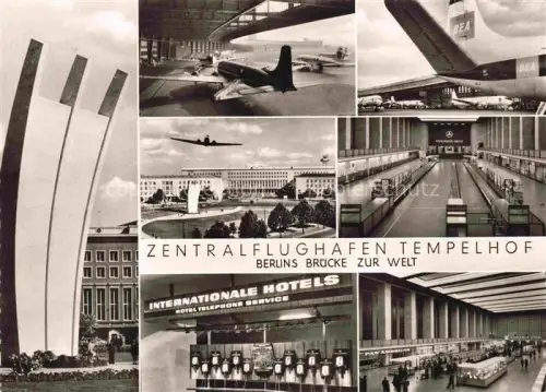 AK / Ansichtskarte Flughafen Airport Aeroporto Berlin Tempelhof 