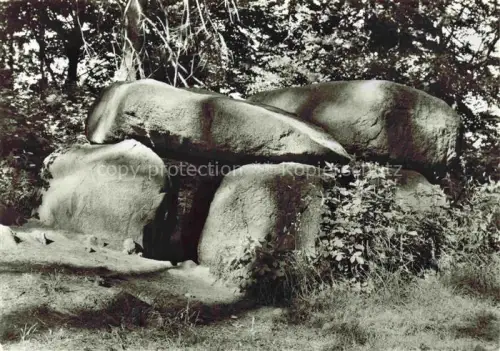 AK / Ansichtskarte Huenengrab Huenensteine Dolmens-- Gross Goernow Kr. Sternberg 