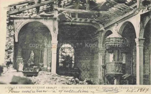 AK / Ansichtskarte VERDUN  55 Meuse La Grande Guerre Bombardement 