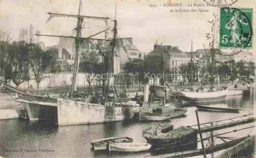 AK / Ansichtskarte LORIENT 56 Morbihan Bassin du Commerce Cours des Quais