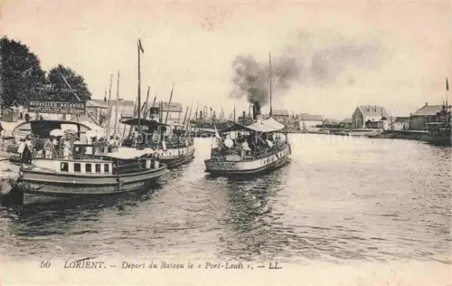 AK / Ansichtskarte LORIENT 56 Morbihan Deport du Bateau le  Port Louis