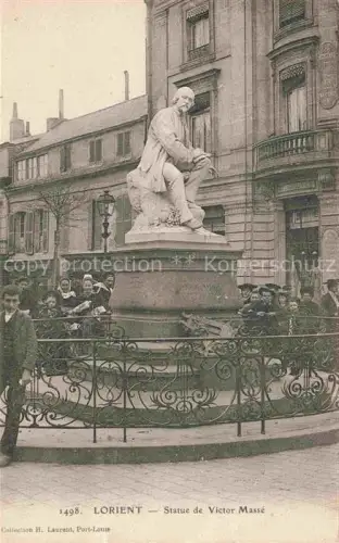 AK / Ansichtskarte LORIENT 56 Morbihan Statue de Victor Masse