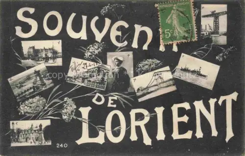 AK / Ansichtskarte LORIENT 56 Morbihan Souvenir