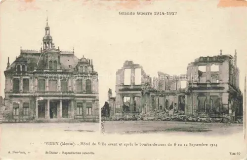 AK / Ansichtskarte Revigny-aux-Vaches Bar-le-Duc 55 Meuse Hotel Ville Grande Guerre