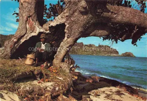 AK / Ansichtskarte Maconde Mauritius Ile Maurice Bus Stop a Maconde Baie du Cap