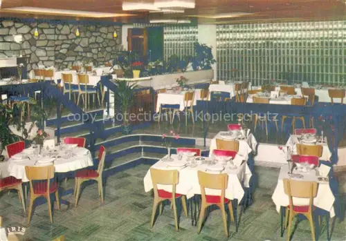 AK / Ansichtskarte LOURDES 65 Hotel Christina Un coin du Restaurant
