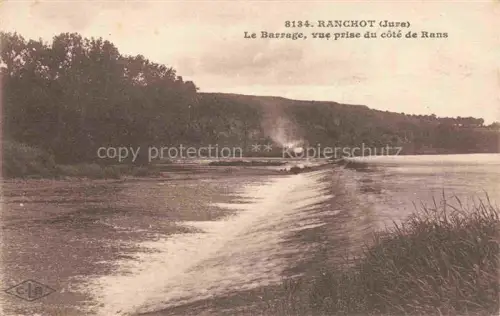 AK / Ansichtskarte Ranchot DOLE 39 Jura Le Barrage vue prise du côté de Rans
