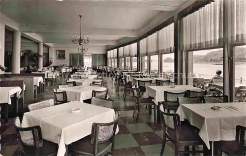 AK / Ansichtskarte Rhoendorf Bad Honnef NRW Rheinhotel Bellevue Die Rheinterrassen Restaurant