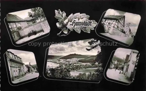 AK / Ansichtskarte Hainstadt Breuberg Erbach Odenwald Hessen Gasthaus Pension zum Loewen Panorama