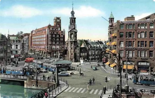 AK / Ansichtskarte Amsterdam  NL Muntplein
